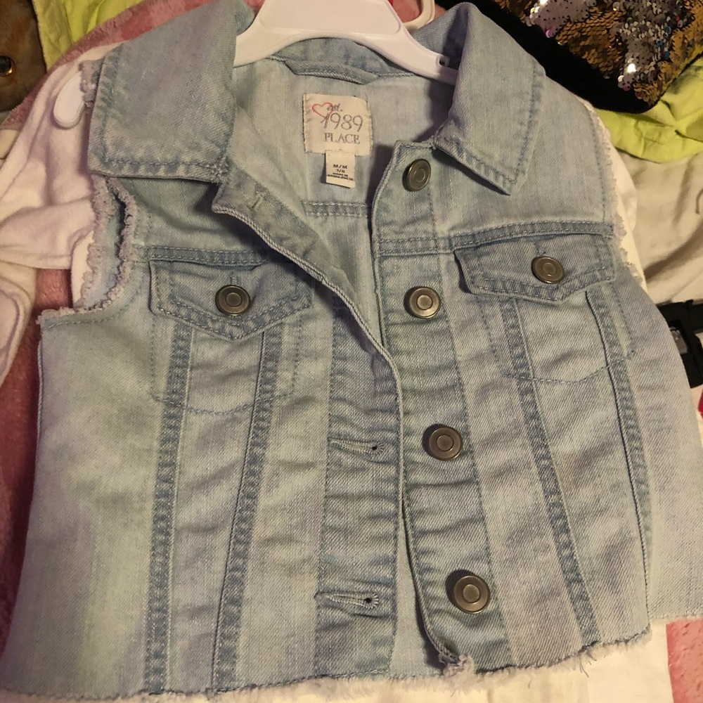 Girls Denim Vest